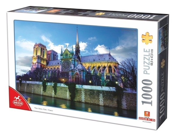 D-Toys (75772-02) - "Notre Dame de Paris, France" - 1000 Teile Puzzle