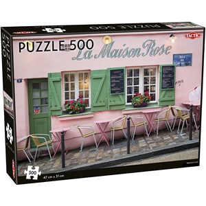 Tactic (55259) - "Parisian Café" - 500 Teile Puzzle