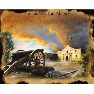 SunsOut (67952) - Jim Todd: "Remember the Alamo" - 1000 Teile Puzzle