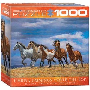 Eurographics (8000-0709) - Chris Cummings: "Über die Kuppe" - 1000 Teile Puzzle