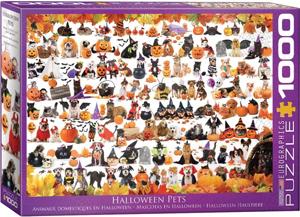 Eurographics (6000-5416) - "Halloween Welpen und Kätzchen" - 1000 Teile Puzzle