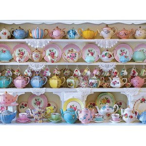 Eurographics (6000-5341) - "Buntes Kaffeekränzchen" - 1000 Teile Puzzle