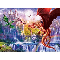 Eurographics (6500-5362) - "Drachenkönigreich" - 500 Teile Puzzle
