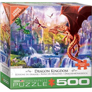 Eurographics (6500-5362) - "Drachenkönigreich" - 500 Teile Puzzle