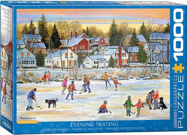 Eurographics (6000-5439) - Patricia Bourque: "Abend Schlittschuhlaufen" - 1000 Teile Puzzle