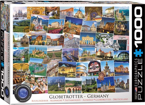 Eurographics (6000-5465) - "Globetrotter Deutschland" - 1000 Teile Puzzle