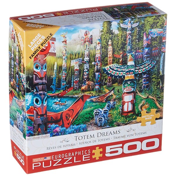 Eurographics (6500-5361) - Jason Taylor: "Totem Pfahl Traum" - 500 Teile Puzzle