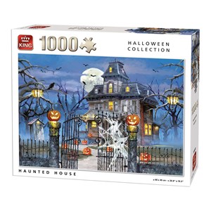 King International (05723) - "Halloween Haunted House" - 1000 Teile Puzzle