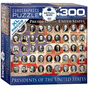 Eurographics (8300-1432) - "Presidents of the United States" - 300 Teile Puzzle