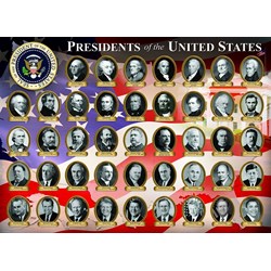 Eurographics (8300-1432) - "Presidents of the United States" - 300 Teile Puzzle