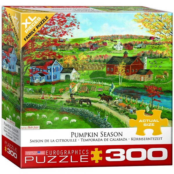 Eurographics (8300-5387) - Bob Fair: "Kürbiserntezeit" - 300 Teile Puzzle