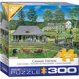 Eurographics (8300-5388) - Bob Fair: "Canaan Station" - 300 Teile Puzzle