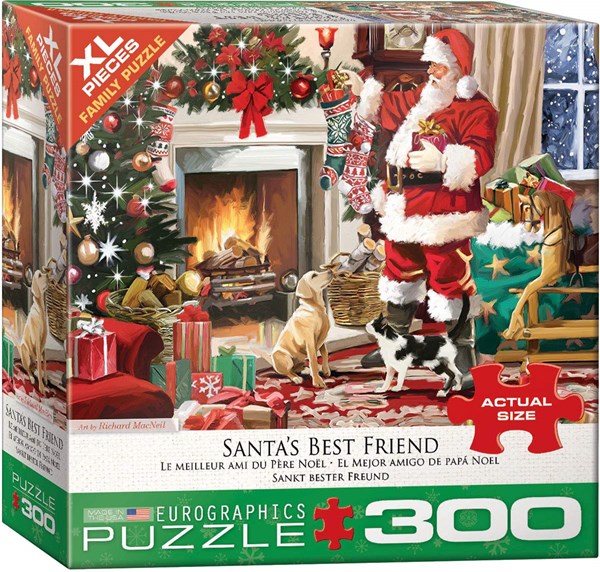 Eurographics (8300-5399) - "Santa's Best Friend" - 300 Teile Puzzle