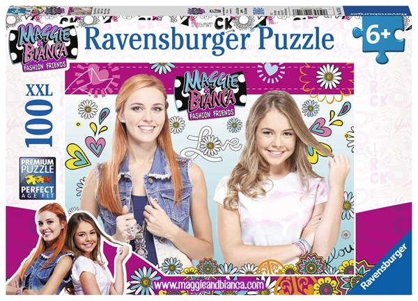 Ravensburger (10714) - "Maggie und Bianca" - 100 Teile Puzzle