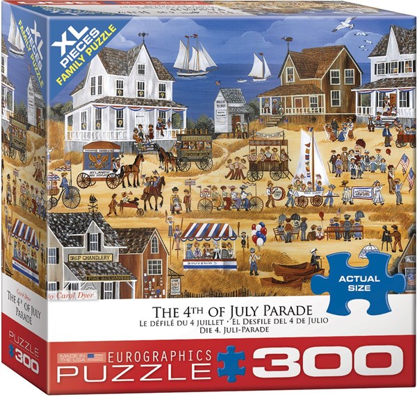 Eurographics (8300-5385) - Carol Dyer: "Die 4. Juli-Parade" - 300 Teile Puzzle