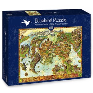Bluebird Puzzle (70317) - "Atlantis Center of the Ancient World" - 1000 Teile Puzzle