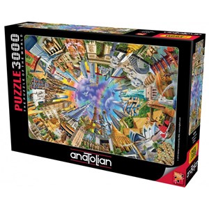 Anatolian (4916) - Adrian Chesterman: "360 World" - 3000 Teile Puzzle