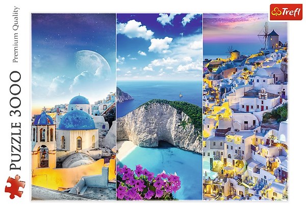 Trefl (33073) - "Griechische Feiertage" - 3000 Teile Puzzle