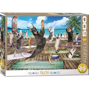 Eurographics (6500-5454) - "Yoga Spa" - 500 Teile Puzzle