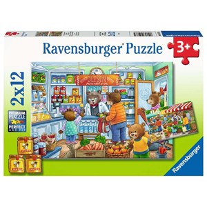 Ravensburger (05076) - "Komm, wir gehen einkaufen" - 12 Teile Puzzle