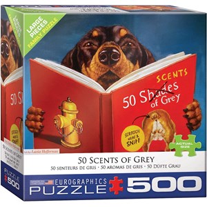 Eurographics (8500-5451) - Lucia Heffernan: "50 Scents of Grey" - 500 Teile Puzzle