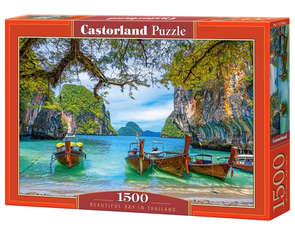 Castorland (C-151936) - "Beautiful Bay in Thailand" - 1500 Teile Puzzle