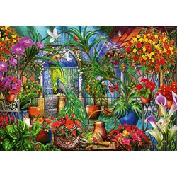 Bluebird Puzzle (70258) - Ciro Marchetti: "Tropical Green House" - 6000 Teile Puzzle