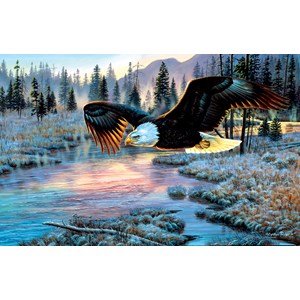 SunsOut (70909) - Cynthie Fisher: "Eagle Dawn" - 1000 Teile Puzzle