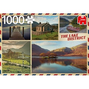 Jumbo (18840) - "Greetings from The Lake District" - 1000 Teile Puzzle