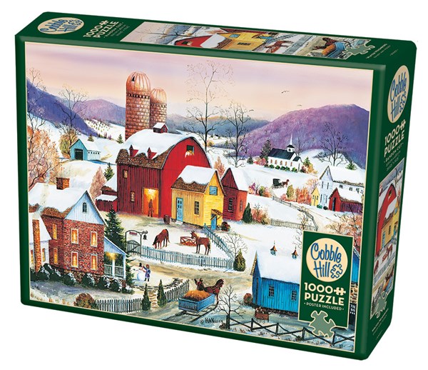 Cobble Hill (80007) - Mary Ann Vessey: "Winter Neighbors" - 1000 Teile Puzzle