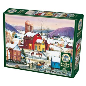 Cobble Hill (80007) - Mary Ann Vessey: "Winter Neighbors" - 1000 Teile Puzzle