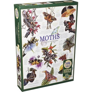 Cobble Hill (80016) - Carl Brenders: "Moth Collection" - 1000 Teile Puzzle