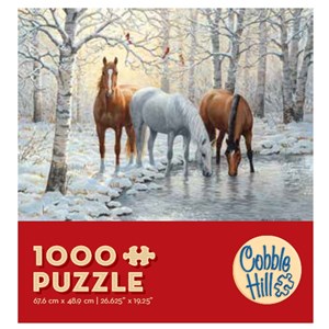 Cobble Hill (57157) - "Horse Trio" - 1000 Teile Puzzle