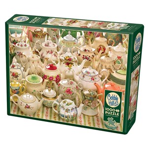 Cobble Hill (80281) - "Teapots Too" - 1000 Teile Puzzle
