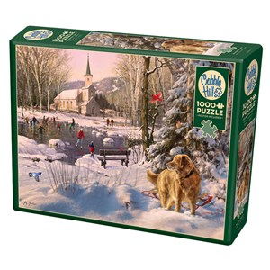 Cobble Hill (80284) - Greg Giordano: "Skating Party" - 1000 Teile Puzzle