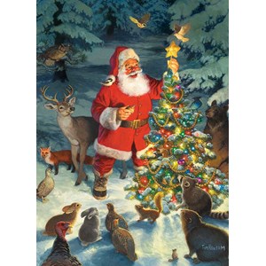 Cobble Hill (80292) - "Santa's Tree" - 1000 Teile Puzzle