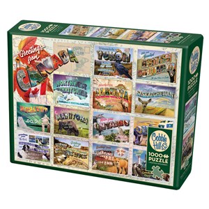 Cobble Hill (80260) - "Greetings from Canada" - 1000 Teile Puzzle