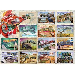 Cobble Hill (80260) - "Greetings from Canada" - 1000 Teile Puzzle