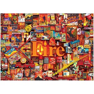 Cobble Hill (80173) - Shelley Davies: "Fire" - 1000 Teile Puzzle