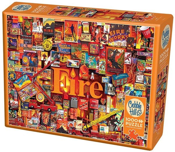Cobble Hill (80173) - Shelley Davies: "Fire" - 1000 Teile Puzzle