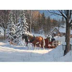 Cobble Hill (80067) - Douglas Laird: "Sugar Shack Horses" - 1000 Teile Puzzle