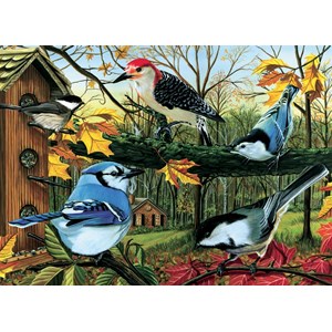Cobble Hill (80053) - "Blue Jay And Friends" - 1000 Teile Puzzle