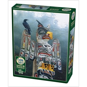Cobble Hill (80085) - Terry Isaac: "Totem Pole in the Mist" - 1000 Teile Puzzle