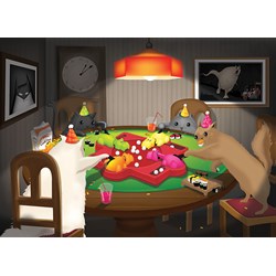 Cobble Hill (80205) - Matthew Inman: "Cats Playing Hippos" - 1000 Teile Puzzle