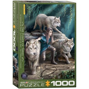 Eurographics (6000-5476) - Anne Stokes: "The Power of Three" - 1000 Teile Puzzle