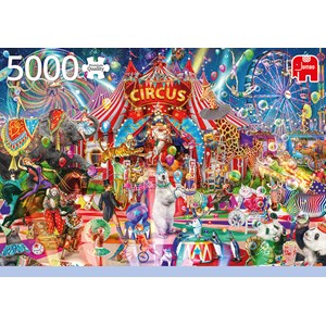 Jumbo (18871) - Aimee Stewart: "Eine Nacht im Zirkus" - 5000 Teile Puzzle