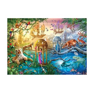 PuzzelMan (867) - Ciro Marchetti: "Shangri La" - 1000 Teile Puzzle