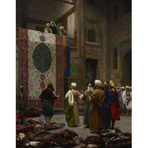 D-Toys (72726) - Jean-Leon Gerome: "Carpet Merchant in Cairo, 1887" - 1000 Teile Puzzle