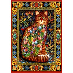 Bluebird Puzzle (70153) - "Tapestry Cat" - 1500 Teile Puzzle