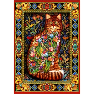 Bluebird Puzzle (70153) - "Tapestry Cat" - 1500 Teile Puzzle